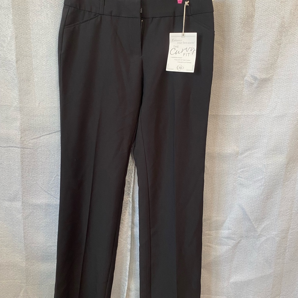 Women's Black Curvy Fit Pants